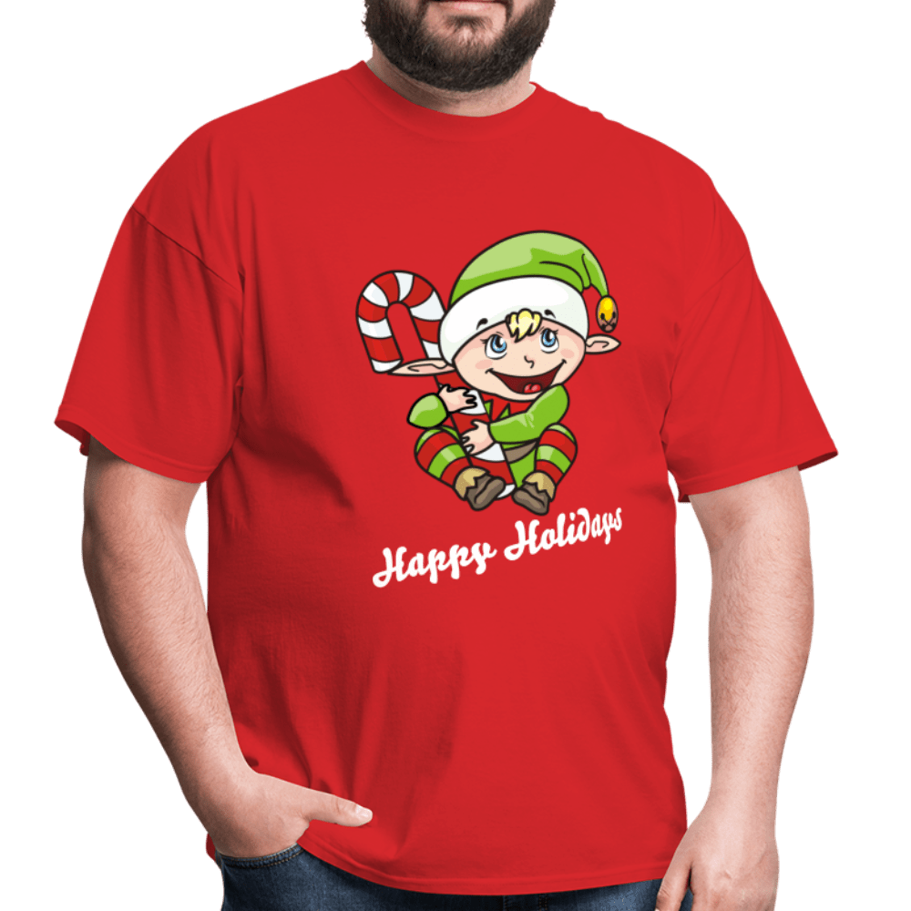 Elf Happy Holidays T-Shirt - Swishgoods