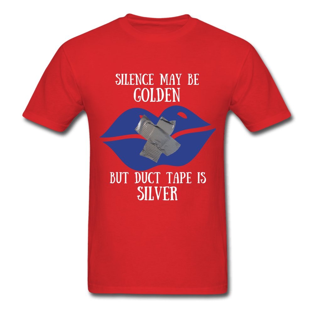 Golden Silence Unisex T-Shirt - Swishgoods