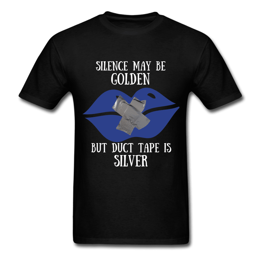 Golden Silence Unisex T-Shirt - Swishgoods