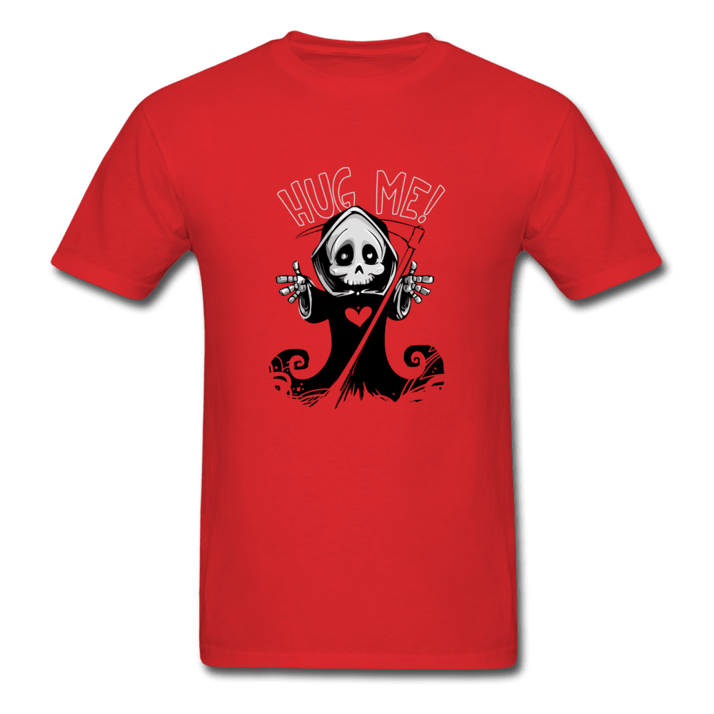 Grim Reaper Hug Me T-Shirt - Swishgoods