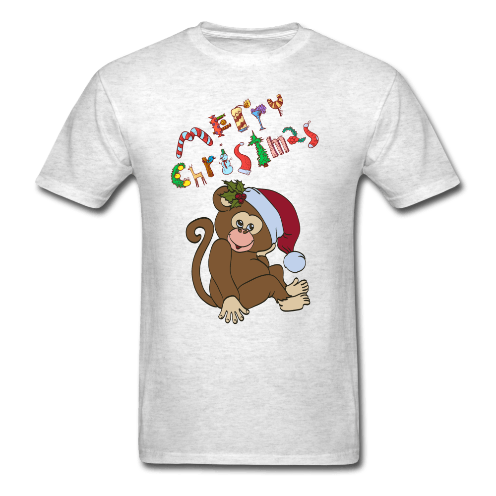 Monkey Christmas T-Shirt - Swishgoods
